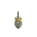 10k 0.66ct SI Diamond King Pendant