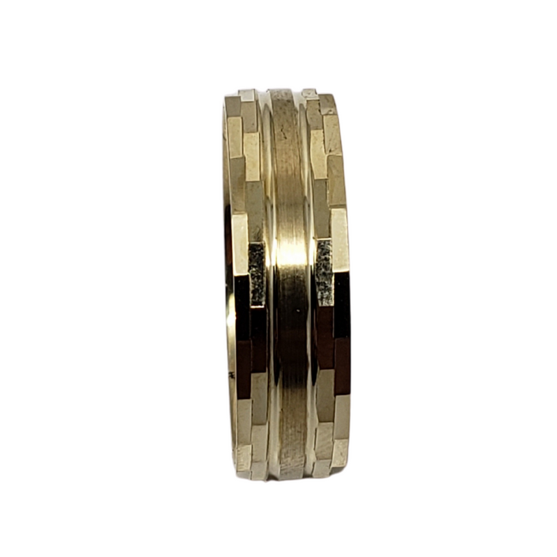 Wedding Band Ring in 10k Yellow Gold WGB-007