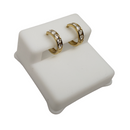 10k Jaune Or Huggies Boucle d'oreille BD-0027