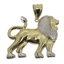 10k Gold Lion Pendant LP-001