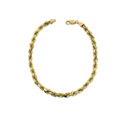 10k 5mm bracelet torsade diamond cut