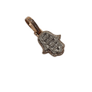 Hamsa Pendant 0.45ct diamonds 10K Rose Gold SP10802A