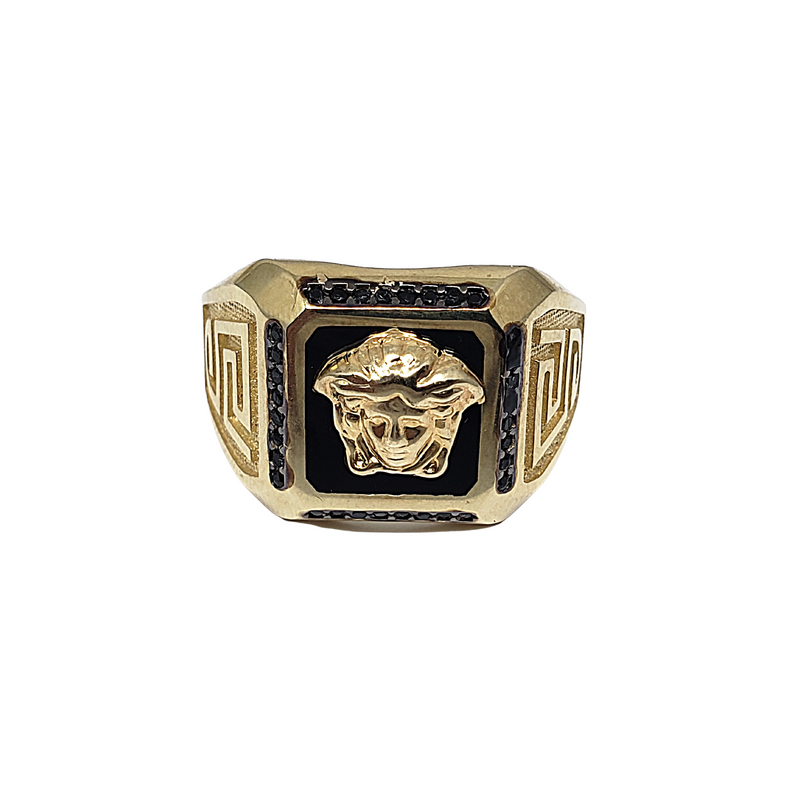 10K Yellow Gold Greek Design Ring