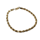 Rope D-Cut 4.2mm 10k Gold MLA-006