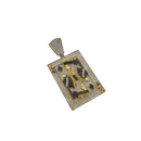 Card (The King) 3.41ct SI Pendant in 10k