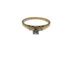 10k 0.51ct Bague de fiançailles