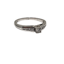 10k 0.20ct Bague de fiançailles