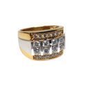 10k 1.12ct + 0.38ct Duo Color Engagement Ring