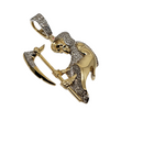 Evil Pendant 0.75ct diamonds 10k Gold SP-11387A