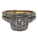 Diamant Bague 10ct Or jaune 14k SKR13223-100H