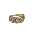 10k Greek design medusa Ring New