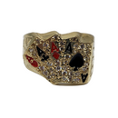 Bague porte-bonheur 10k