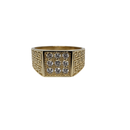 Diamant Bague 0.40ct Or jaune 10k SR 11490AA