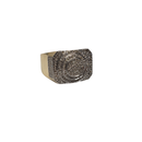 Diamant Bague 0.56ct Or jaune 10k SR 10834