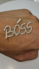 10k BOSS Pendant 1.08ct diamonds  LAboss01