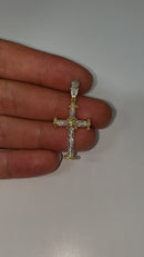 10k 0.49ct SI Diamond Cross