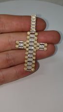 10k 1.12ct diamond Cross Rolly Style