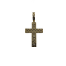 10k Cross 1.86ct Diamonds Baguettes NEW