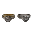 Diamond Ring 1.00ct in 14k Yellow & White Gold SKR821-100