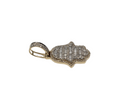 Pendentif Diamant Hamsa 1.21CT en or 10k DP-0020.