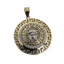 2 Tone medusa Yellow Gold 10K VP-024