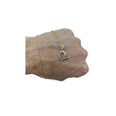 Singapour Chaine avec Cœur 10K NW-003