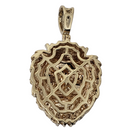 Lion 0.50ct Gold Pendant in 10k Gold SP 11114