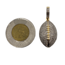 Foot-ball Pendant 1.07ct diamonds 10K Gold SP13416