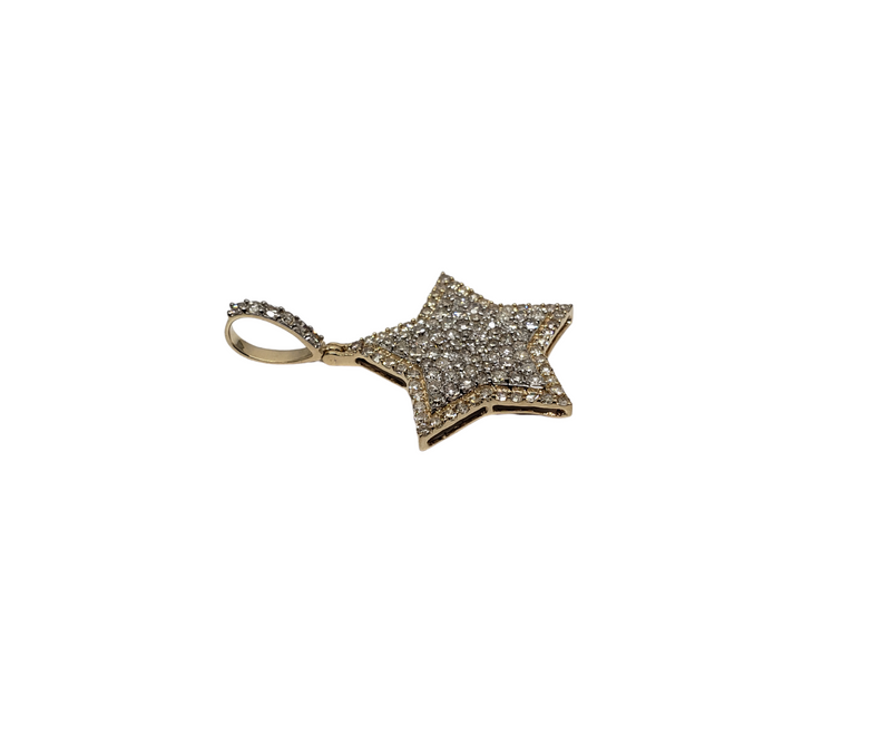 Star 2.01CT Diamond Pendant in 10k Gold DP-0013