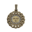 2 Tone medusa Yellow Gold 10K VP-012