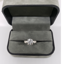 Bague 14k Bague à diamant rond 2.00ct