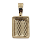 Square 1.08ct Pendentif en or 10k SP 9859 A
