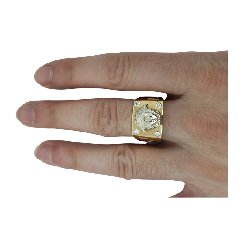 Saverio Gold Ring 10k for Men MR-154