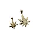 Pendantif Simple Mary-Jay Leaf en or 10k modele 2020 LA173