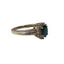 Delta Emerald Diamond Ring For Her BUR-280
