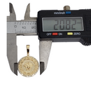 0.35ct Greek Design Diamond Pendant in 10k SP 11081