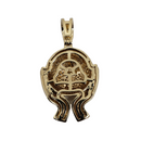 Globe 0.39ct Diamond Pendant in 10k SP 11369