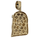 Jesus 1.35ct Gold Pendant in 10k Gold SP 9936