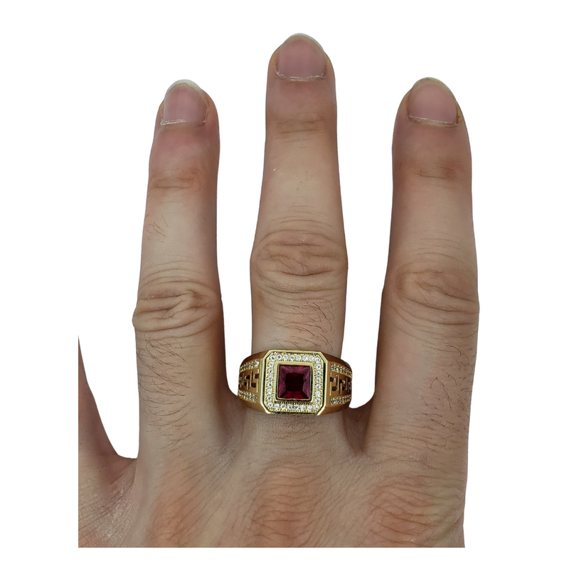 De Santis Gold Ring for Men MR-038
