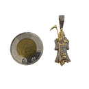 Reaper Pendant  0.75ct diamonds 10k gold SP 11653B