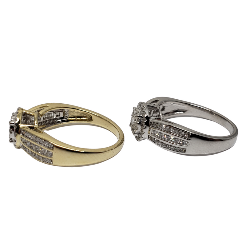 Diamond Ring 0.50ct in 10k Yellow & White Gold SKR23683-50