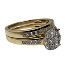 Diamant Bague 1.00ct Or jaune 14k SKR8821-100