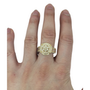 10k 2.21CT Hiphop Round Diamond Ring NEW