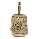 Crown 0.74ct Gold Pendant in 10k Gold SP 10300