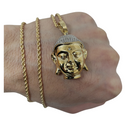 10K Rope Chain + 10k Bhouddha Pendant