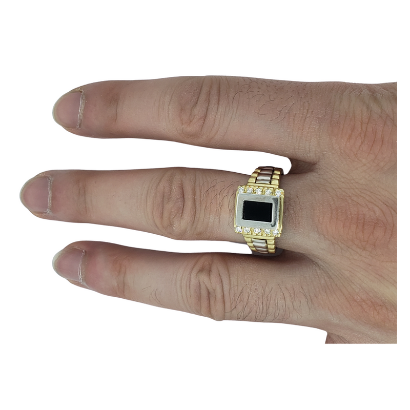 Deusdedit Gold Ring for Men MR-040