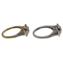 Diamant Bague 0.50ct Or jaune et blanc 10k SKR20903-50