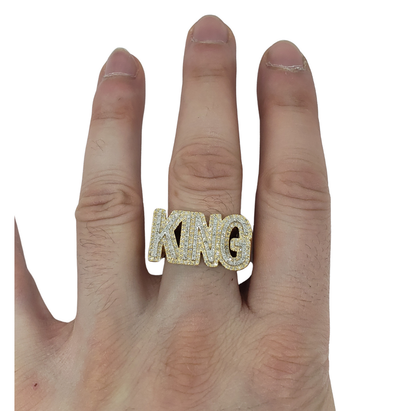 10k 0.80ct KING Diamond Ring NEW