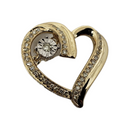Heart 0.15ct Diamond Pendant in 10k  SP 00012
