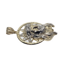 10K Head of Jesus Pendant with Crown LA112